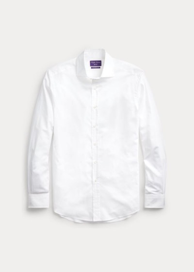 Camisa Ralph Lauren Hombre Blancos - RLX Tailored Fit Stretch - YMNFW9580